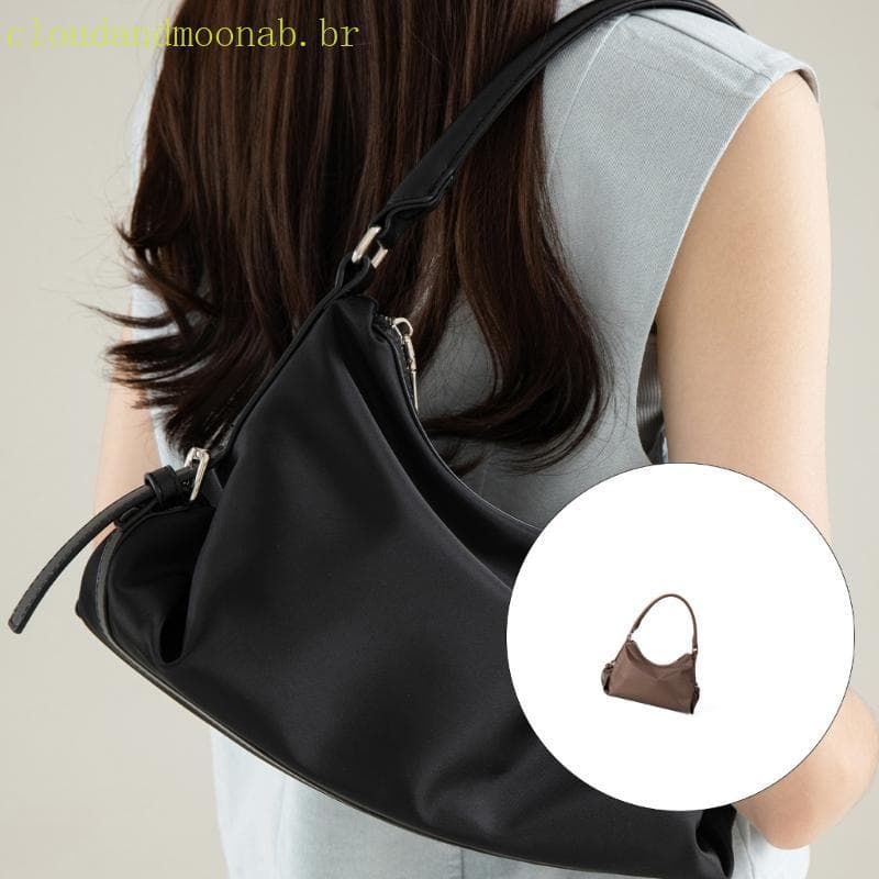 Bolsa Para Axilas CLO Prático PU Organizador Espaçoso Confortável Transportar Casual