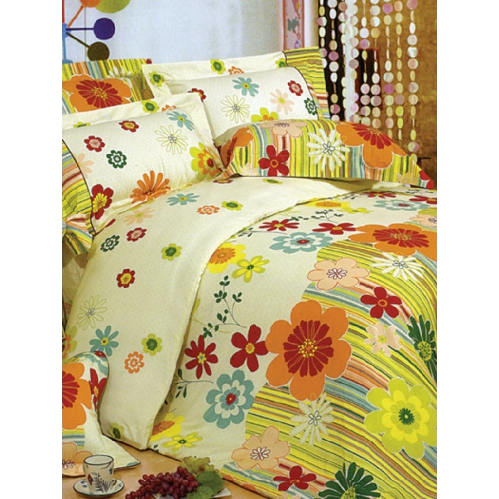 Todo o algodão conjunto de quatro peças tipo saia de cama puro algodão princesa conjunto cama colcha capa 1.5m cama 1.8