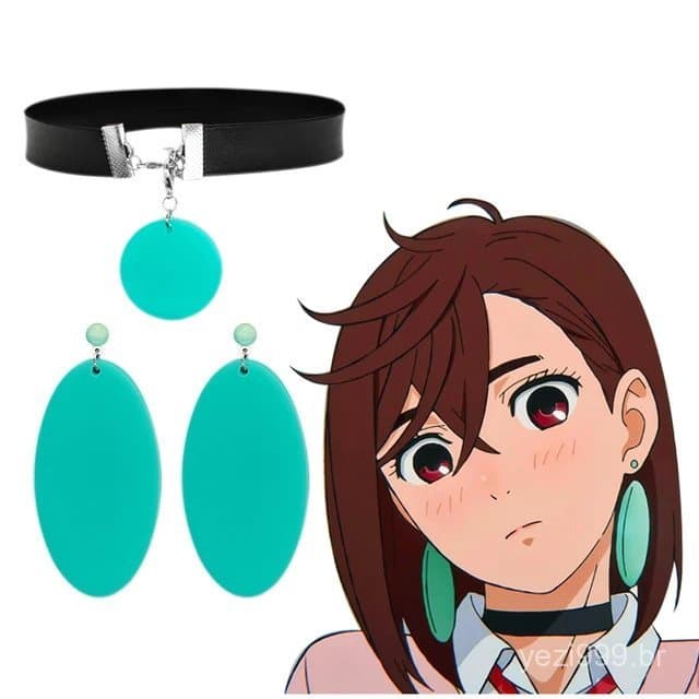 Dandadan Momo Ayase Pingentes Brincos Jóias Cosplay