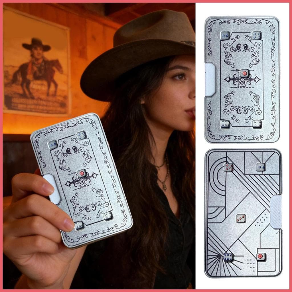 Jogos De Dados Para Adultos Tabuleiro Mecânico Metal Mesa Spinner Brinquedos De Estresse Homens Marido Pai Casa Diária x