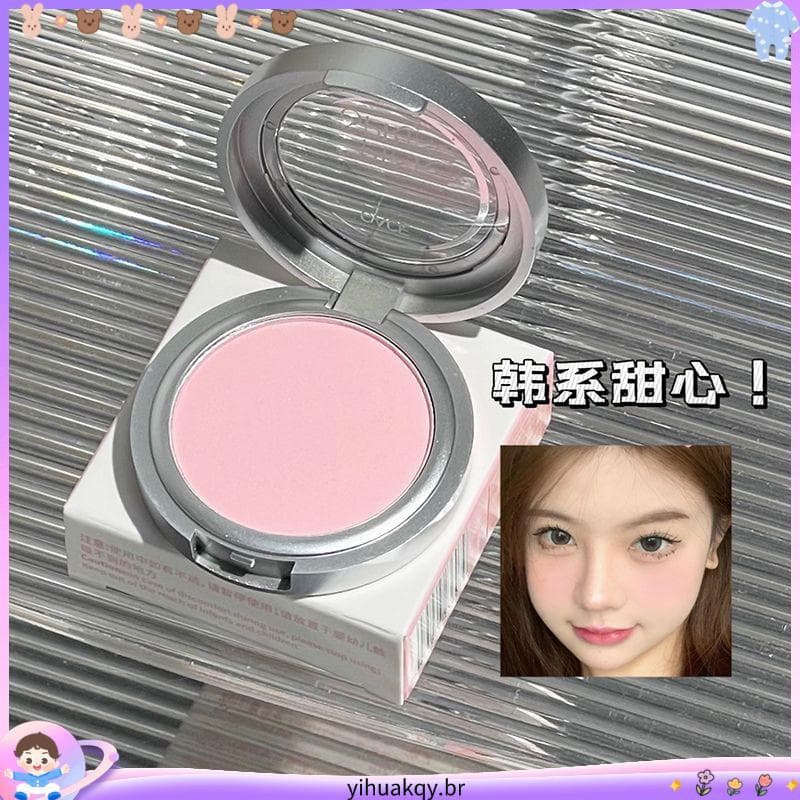 Primavera branco pêssego monocromático blush blush roxo blush em pó reparação pêssego fosco brilho Natural novo estilo e