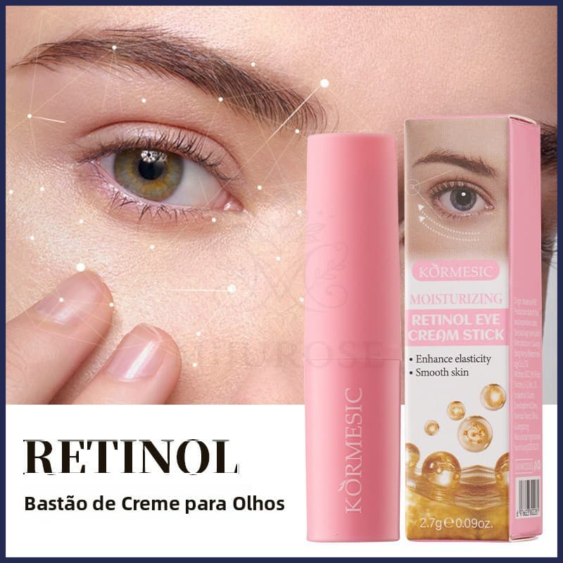 Creme para os Olhos Anti-Envelhecimento com Retinol e Colágeno MIIUROSE, Reduz Olheiras e Bolsas nos Olhos, Creme Hidrat