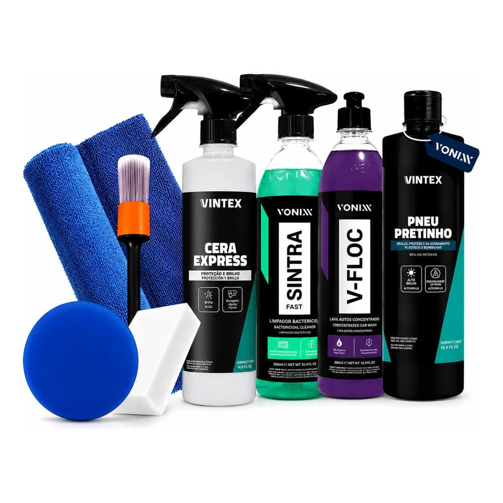 Kit Shampoo V-floc Cera Express Sintra Fast Vonixx Pretinho