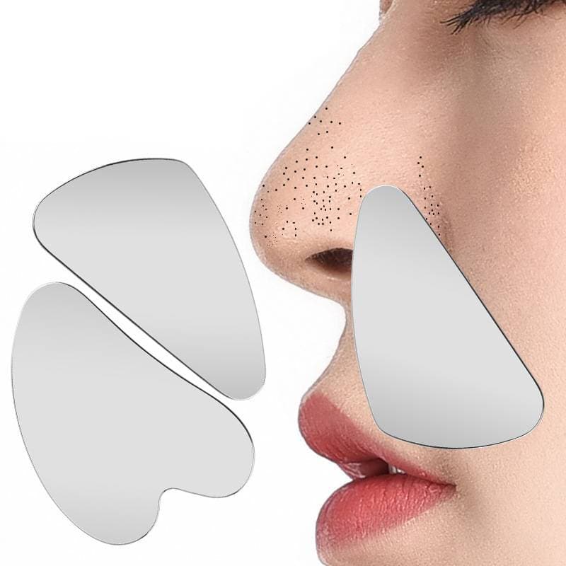 1 Pçs De Aço Inoxidável Folículo Cabelo Limpeza Cabeça Raspador Gua Sha Massageador Para Cuidados Com A Pele Facial Plac