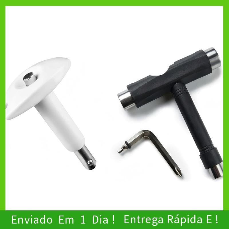 - joyce Kit De Ferramentas De Skate Portátil Para Patins , Skates , Scooters , Multifuncional , Ferramenta De Prensa De
