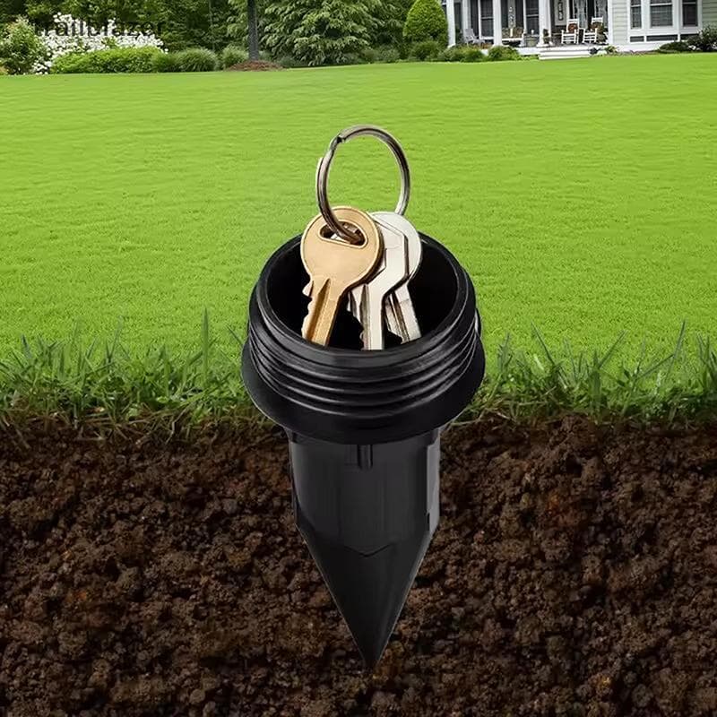 Chave De Jardim Hider Plástico Realista Rega Subterrânea Pode Caixa Segura Durável Para Segurança Do Ao Ar Livre