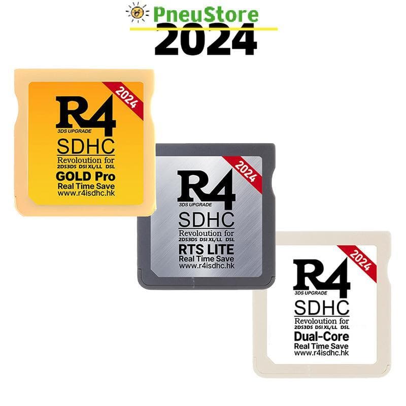 haostone 2026 Para NDS Cartão De Jogo R4I SDHC TF Ouro Pro Videogame Branco Prata Memória Digital tiu9