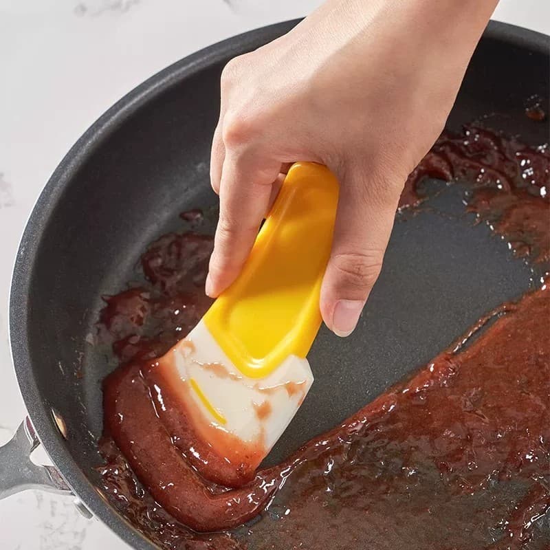 Japão japão KM raspador de borracha macia pote limpeza inferior resistente a altas temperaturas raspador pratos antiader