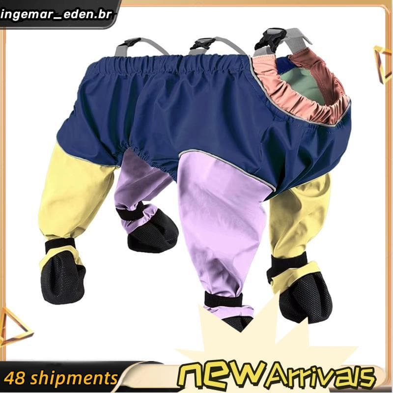 Sapatos Para Cães Leggings À Prova De Sujeira Suspender Bota Impermeável Cão Antiderrapante Pet Patas Protetor Caminhada