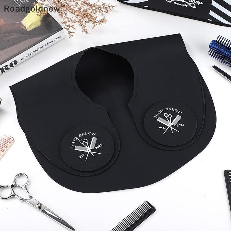 RGN Silicone Colar De Corte De Cabelo Tingimento Xales Cabeleireiro Capa Ne Envoltório Guarda Almofada De Ombro Cachecol