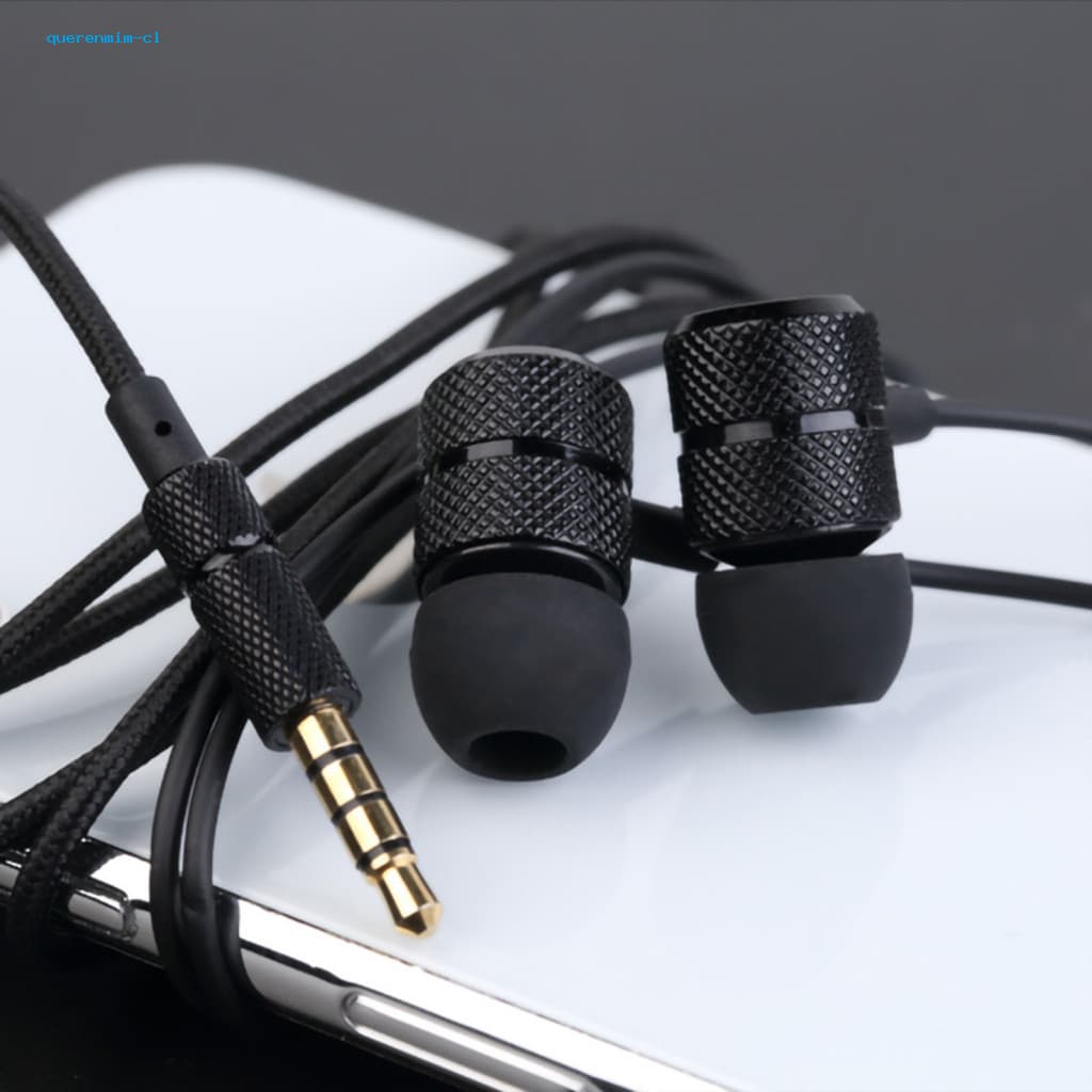 Fones De Ouvido Adequados Para A Pele , Redução De Ruído , Corpo De Metal , Intra-Auricular , Com Fio , Trançado De Nylo