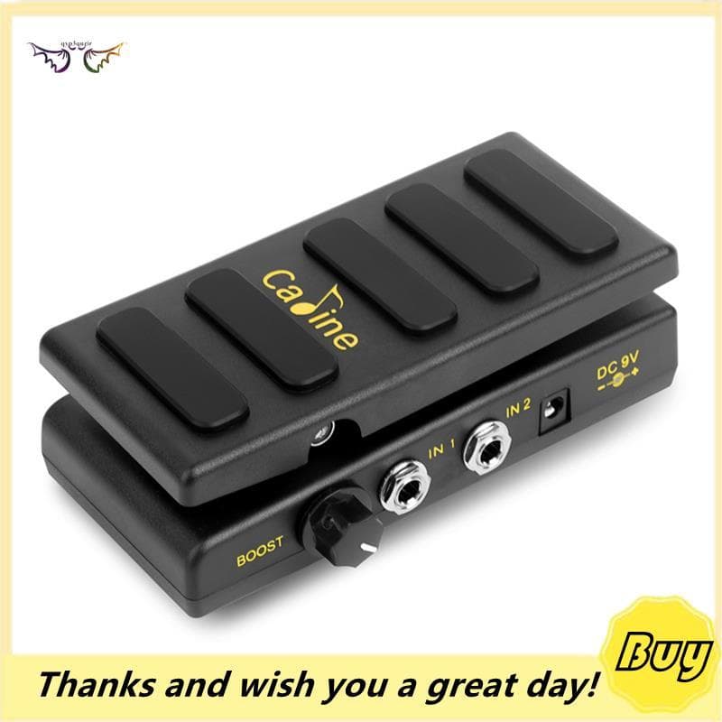 Pedal De Volume CP-31P Com Função De Reforço Efeito De Guitarra Vol Dual Channel DC 9V Entrada Acessórios Para