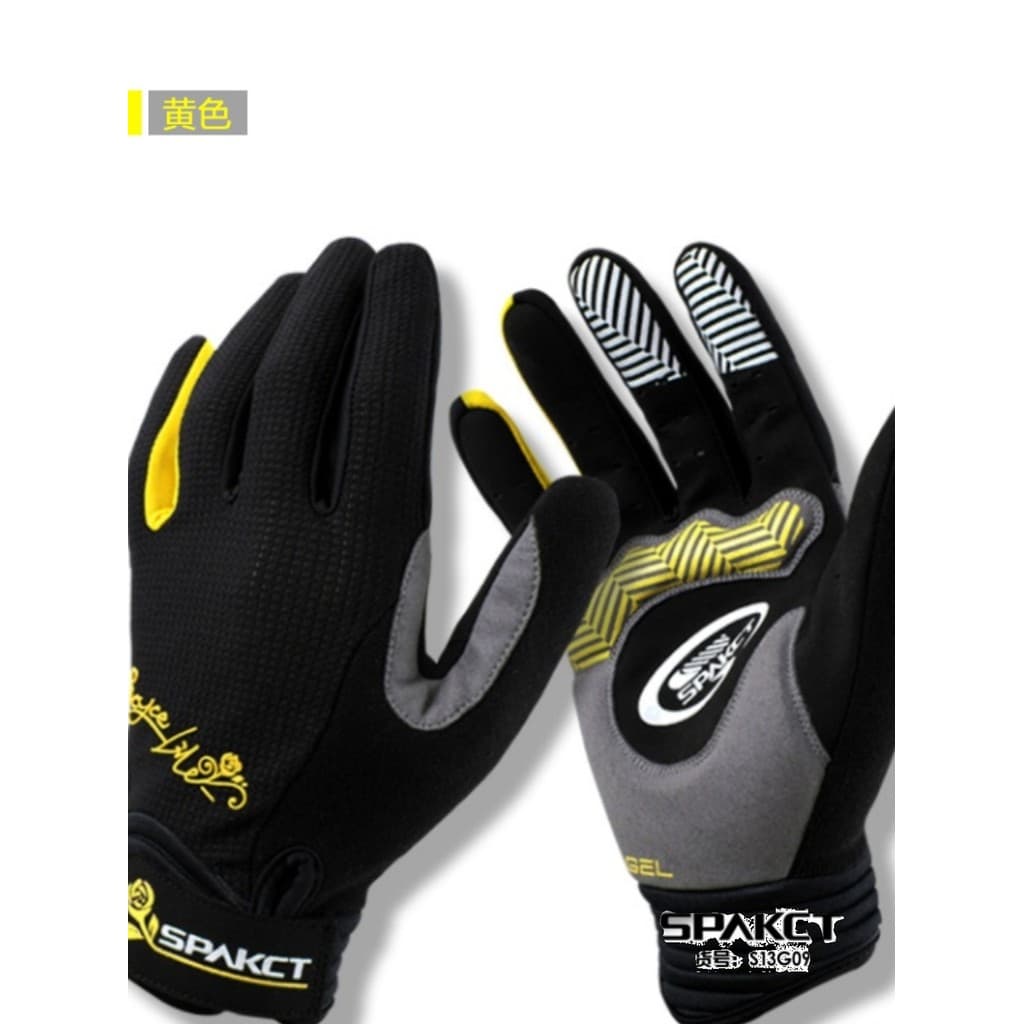 SPAKCT SPAKCT Primavera Verão Outono Luvas de Ciclismo Dedo Cheio Feminino Mountain Bike Luvas de Dedo Longo Galaxy