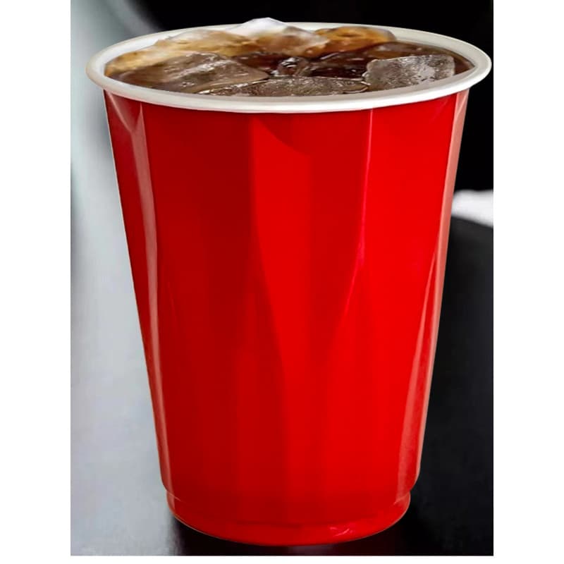 Copos solo vermelhos 500ml, copos solo vermelhos, cerveja, pong, festa, Bar, KTV, jogo, copo de cerveja