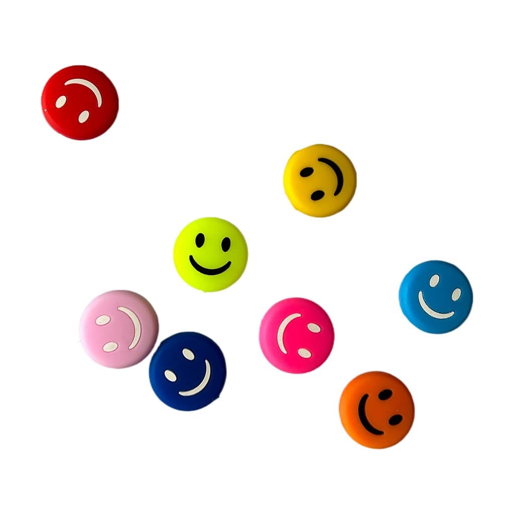 Smiley raquete de tênis amortecedor amortecedor acessórios tênis smiley Silicone