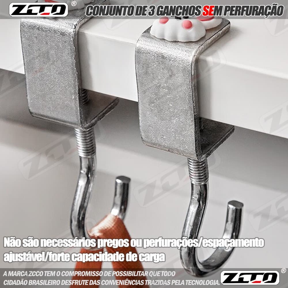 ZCCO Kit 3 Suporte De Parede Para Pendurar Capacete  E Acessórios