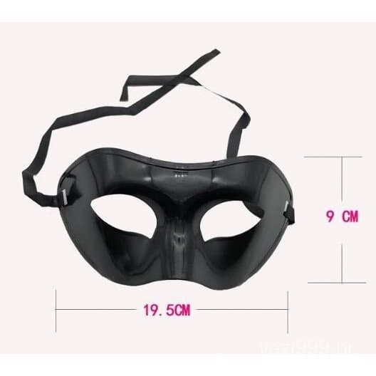 10,15,20,25,30 Máscaras Venezianas Lisas Baile Luxo preto