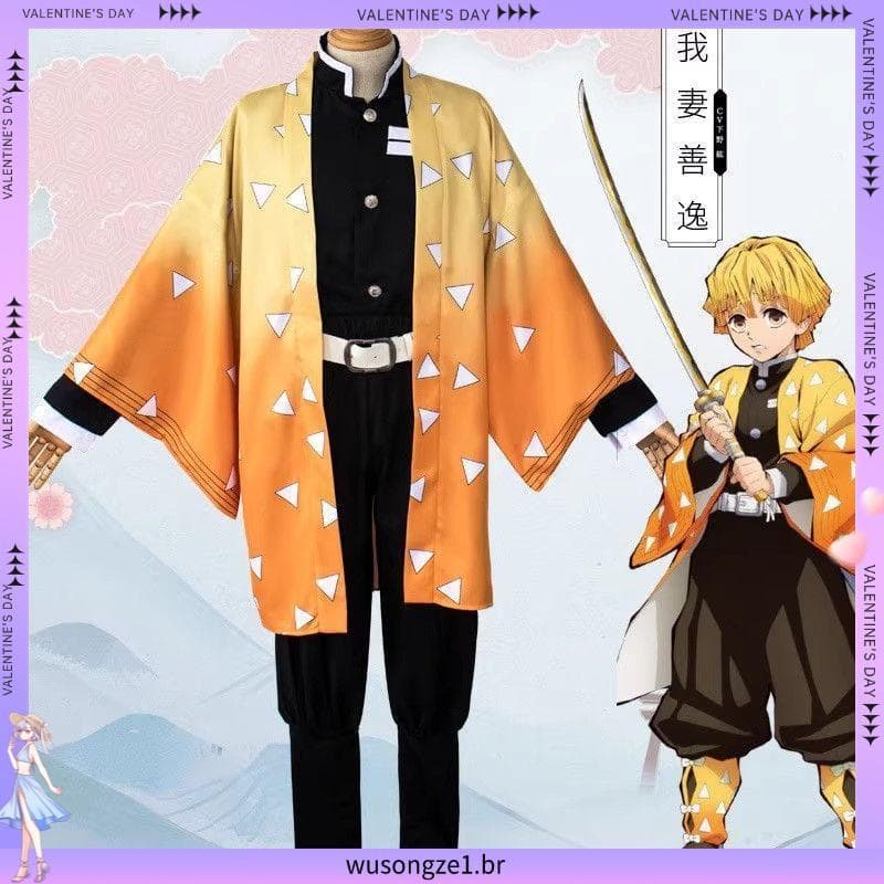 Demon Slayer cos roupas portão de cozinha Nezuko Tanjiro Tomioka Giyuu minha esposa Zenitsu cospl y roupas