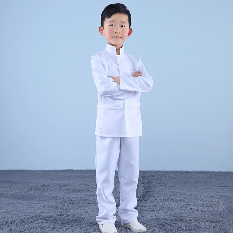 Fantasia infantil Zhongshan, fantasia de Performance para meninos 54, fantasia juvenil da república da China, classe de