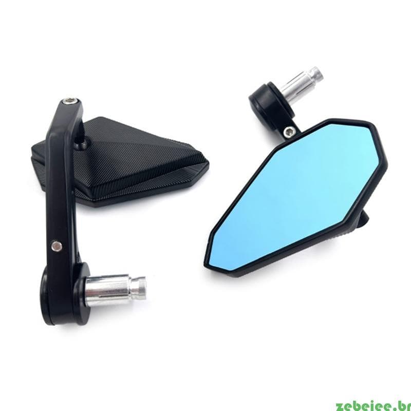 zebeiee Motocicleta Vidro Antirreflexo Moto 22mm 7 8 Retrovisor