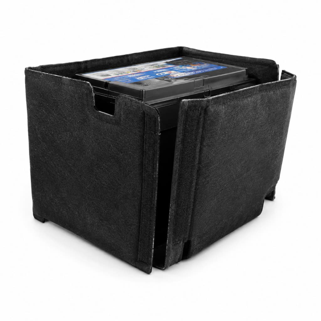 Capa Isolante Protetora para Bateria Automotiva Universal Proteção Térmica Resistente e Prática