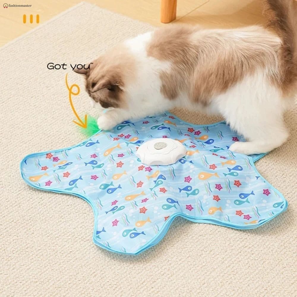 Brinquedo Interativo Para Gatos Com Capa De Ruído-Resistência À Mordida De Estrela Alívio Do Tédio