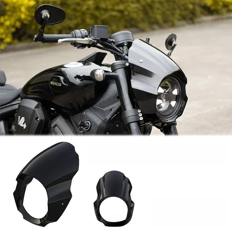 Benda MOTOCICLETA HARLEY OLD SKOOL RETR carenagem Defletor de ar capa do farol