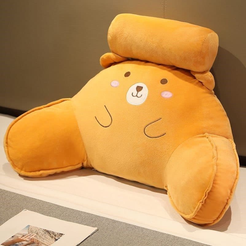 Gato almofada de cabeceira sofá travesseiro Tatami saco macio cintura travesseiro grande encosto feminino dormitório cam