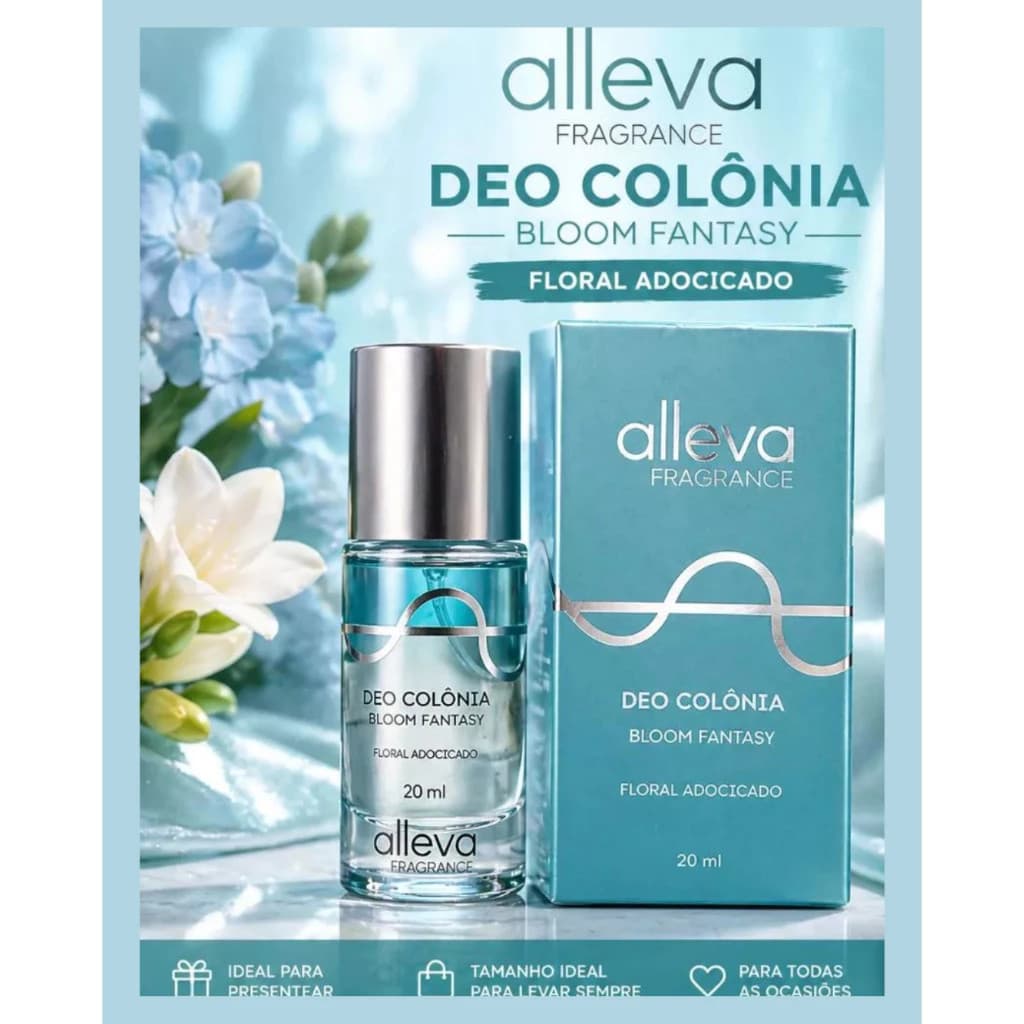 Deo Colônia Bloom Fantasy 20ml Alleva