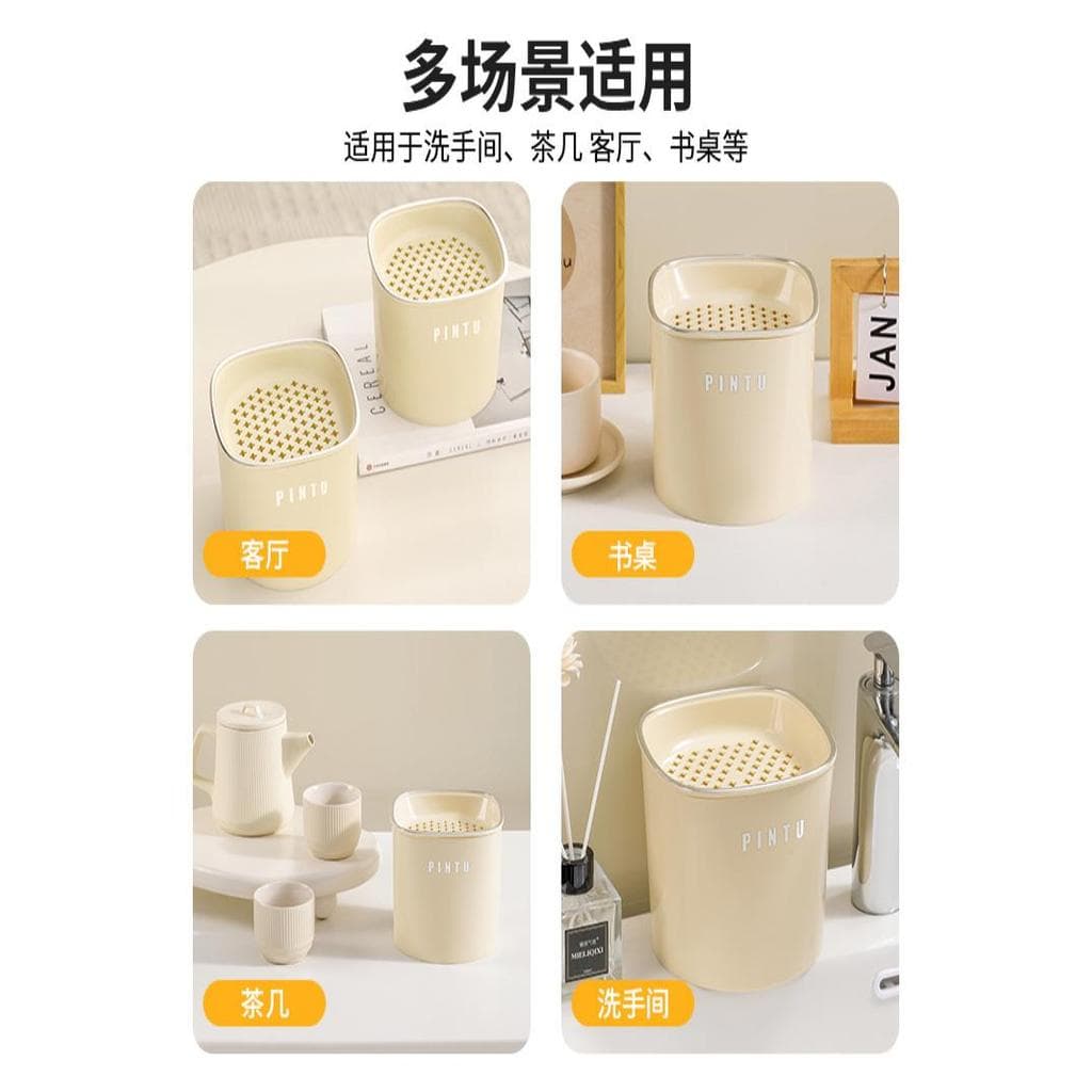 Lixeira de chá de mesa, lixeira de água residual, separação seca e molhada, conjunto de chá Kung Fu, acessórios, filtro