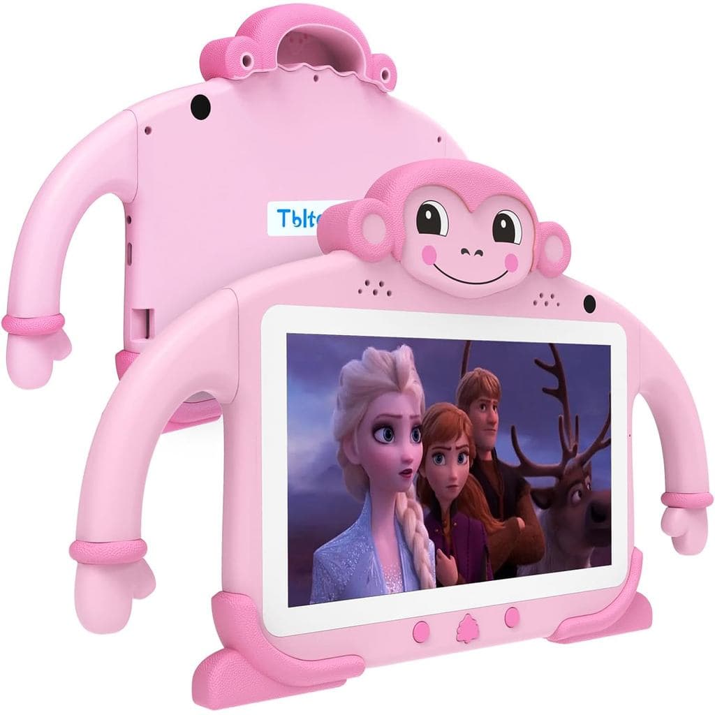 Tablet Infantil Tbltaca de 7" para Crianças, 32GB, Tablet para Crianças Pequenas com Wi-Fi, Capa para YouTube, Tablet An