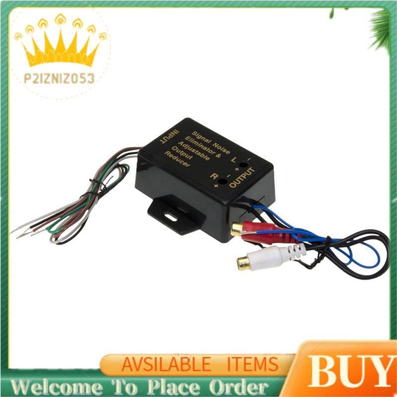 Conversor De Nível Alto/Baixo , Para De 2 Vias , 12-24V ,-Falante De Carro Áudio , Adaptador Ajustável De 40W