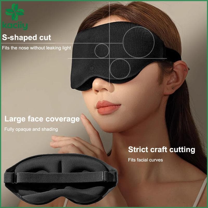 Máscara De Dormir 3D Para Fora Olho Venda Unissex Soft Cansaço Alívio Capa Os Olhos Noite Auxílio Remendo Ferramenta Cui