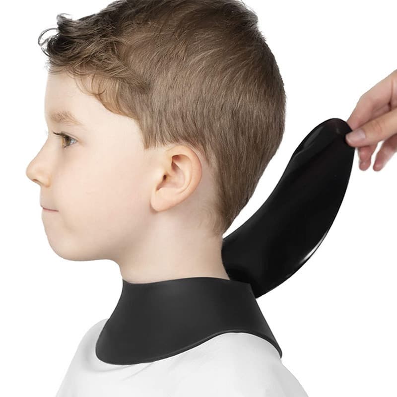Capa de Silicone para Corte de Cabelo, Impermeável, com Protetor de Pescoço UJOP
