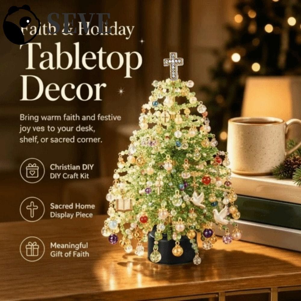 Kit De Fabricação De Árvore De Halloween SEVE , Feito À Mão Com Natal Contas DIY Iluminadas , Colorido