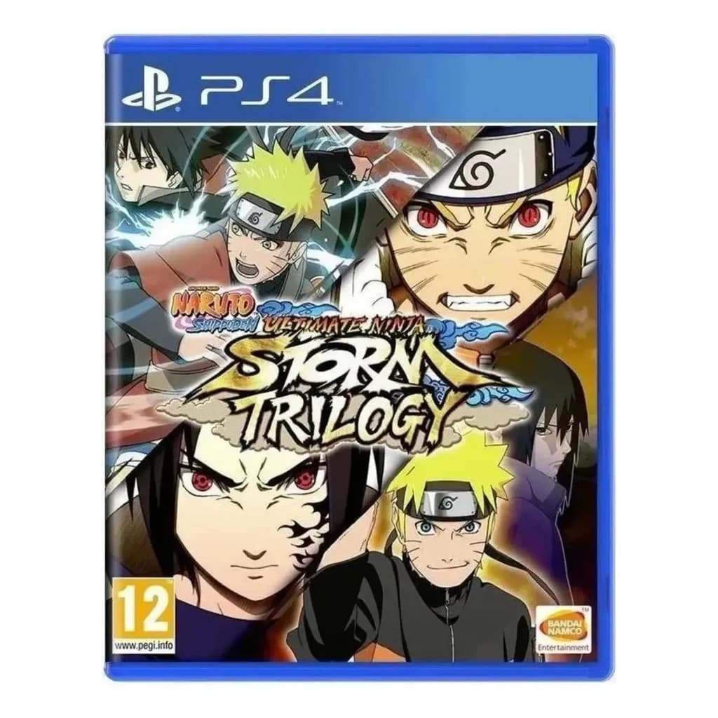 Naruto Ninja Storm Trilogy - PS4 | Versão Física Oficial | Compatível com PS5 | Jogo de Luta Anime Novo na Caixa