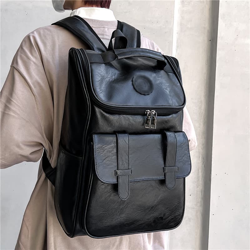 Mochila masculina moderna, mochila de negócios para laptop, mochila de viagem de grande capacidade de 16 polegadas.