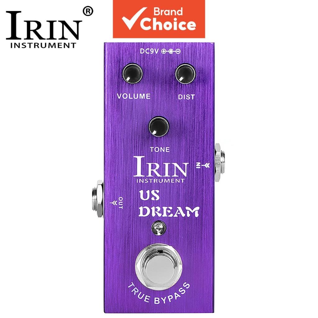 IRIN US Dream Distortion Pedal Para Guitarra Elétrica Simula Tom De Distorção De Alto Ganho Acessório De Efeito De Jogad