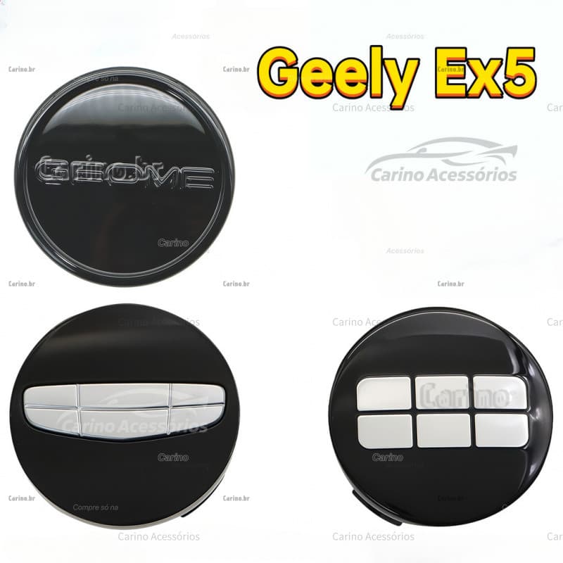 Adequado para calotas Geely Ex5 Ex2, capas de roda grandes, capas decorativas de pneus EY3D