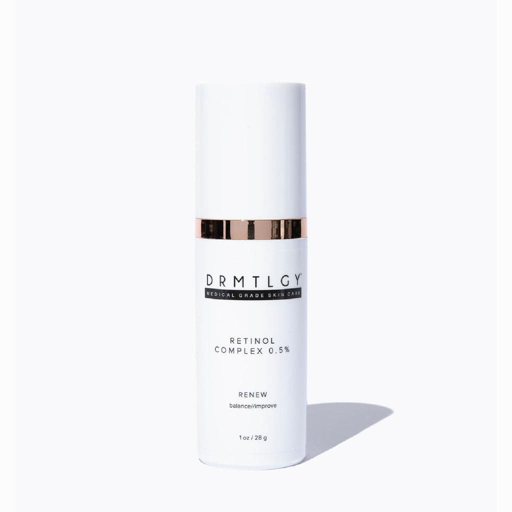 DRMTLGY Sérum Facial com 0,5% de Retinol - Antirrugas com Vitamina C e Vitamina E - Sérum Antienvelhecimento com Retinol