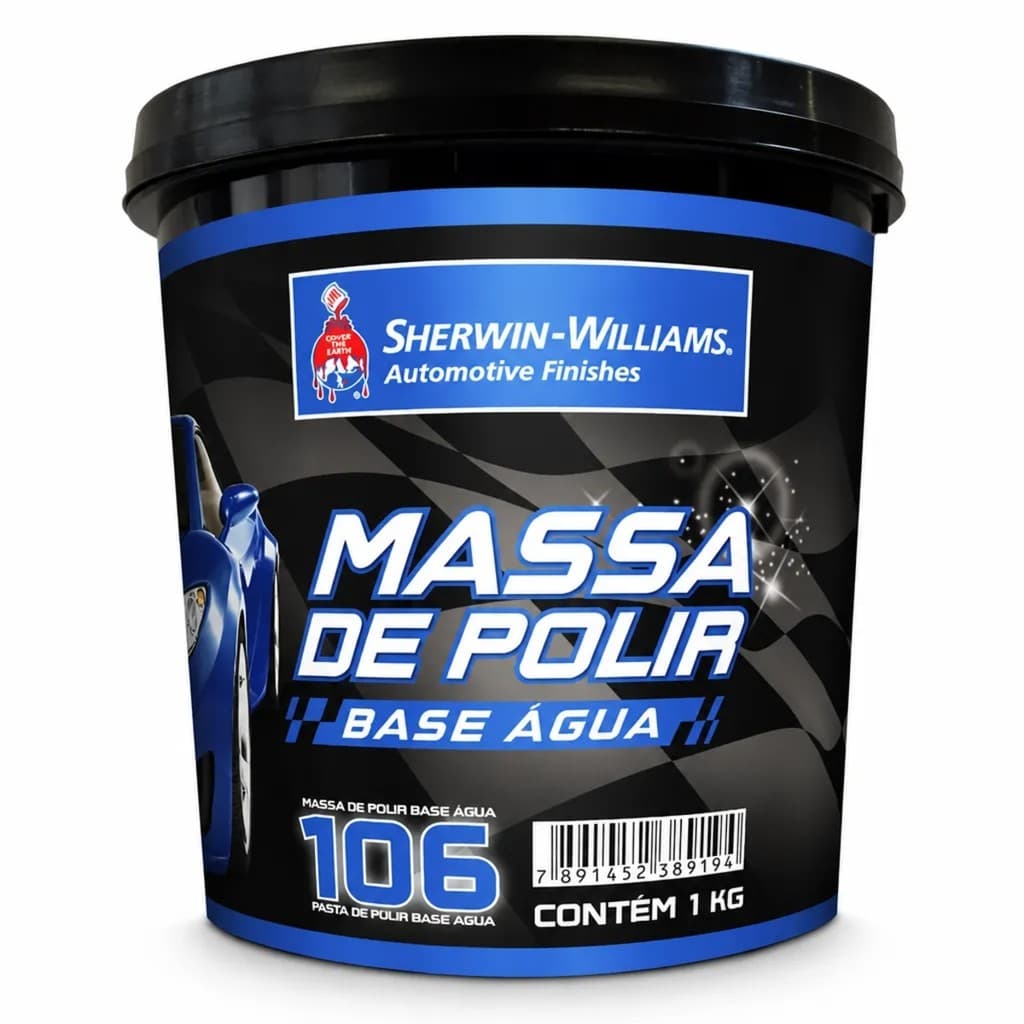 MASSA DE POLIR A BASE D´ÁGUA AUTOMOTIVO 1KG SHERWIN WILLIAMS