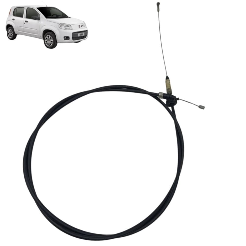 Cabo aço abertura capô fiat uno Vivace 2012 2013 2014 2015