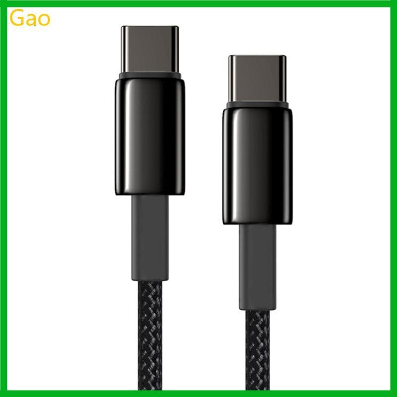 Alimentação Gao 100 200cm 100W USB C Capa Têxtil Para Carregamento Diário