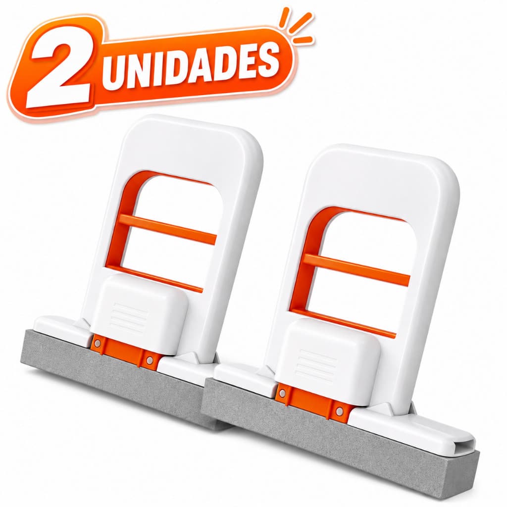 Kit 2 Mini Mop Rodo Mágico de Pia Esfregão Portátil Limpa Seca Cozinha