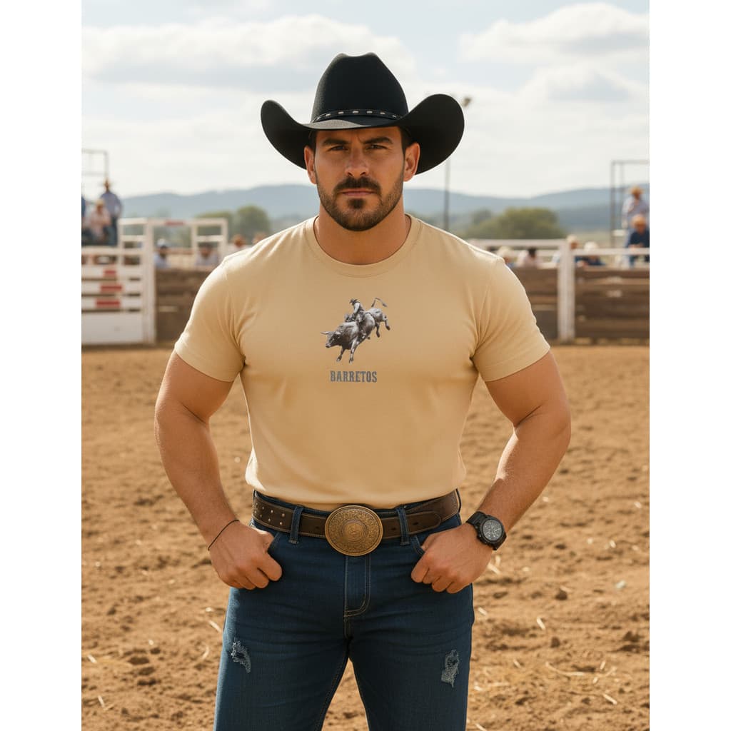 Camiseta Masculina Barretos Rodeio Country Agro Sertanejo