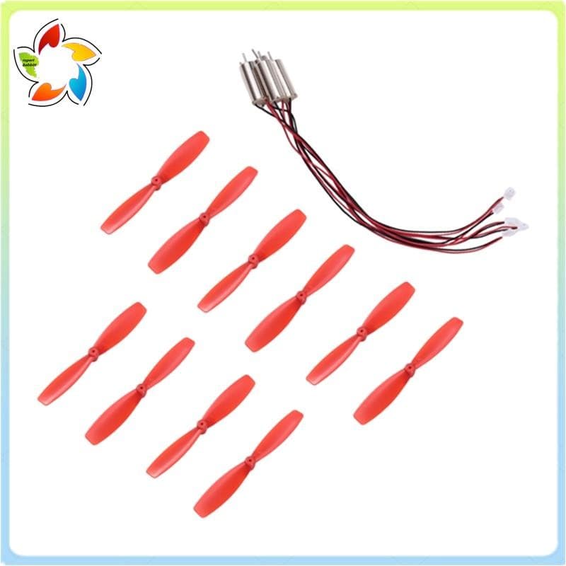 5 X DIY DC 3.7V 716 Copo Oco Motor De Alta Velocidade Com Hélice 5x55mm Cw CCW Para Micro FPV Quadcopter