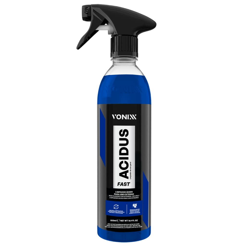 ACIDUS FAST 500ML LIMPA RODAS E DESINCRUSTANTE AUTOMOTIVO DE ALTA PERFORMANCE
