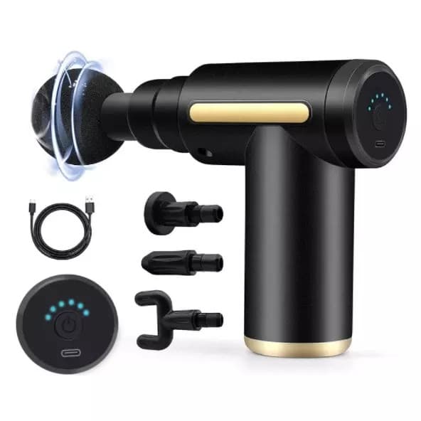 Massageador Elétrico Profissional Pistola Muscular 6 Velocidades | Alívio Imediato Bateria 1800mAh Novo Store