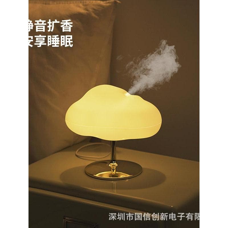 Nova nuvem névoa Aroma difusor umidificador colorido luz da noite quarto escritório doméstico difusor de óleo essencial