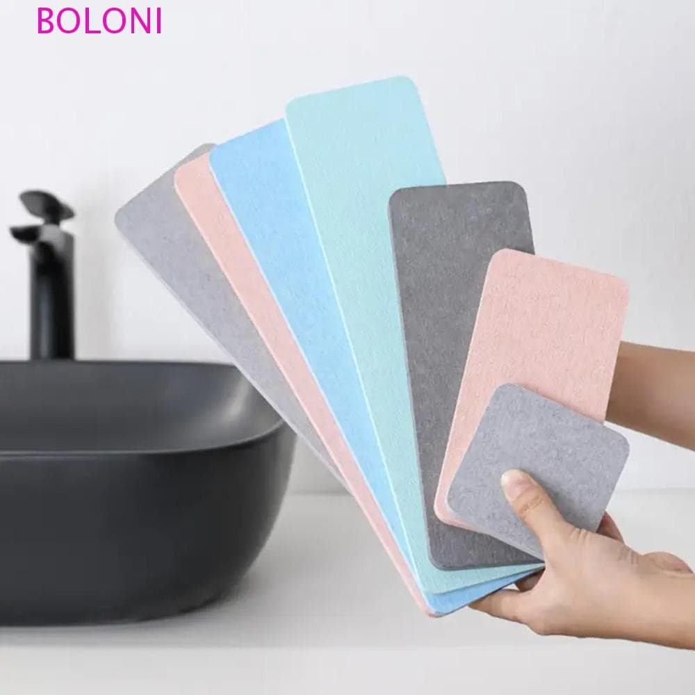 Porta-Copos De Diatomita BOLONI , Tapete Antiderrapante À Prova De Umidade , Almofada Absorvente De Água Espessada Resis